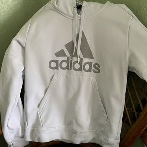 White adidas hoodie